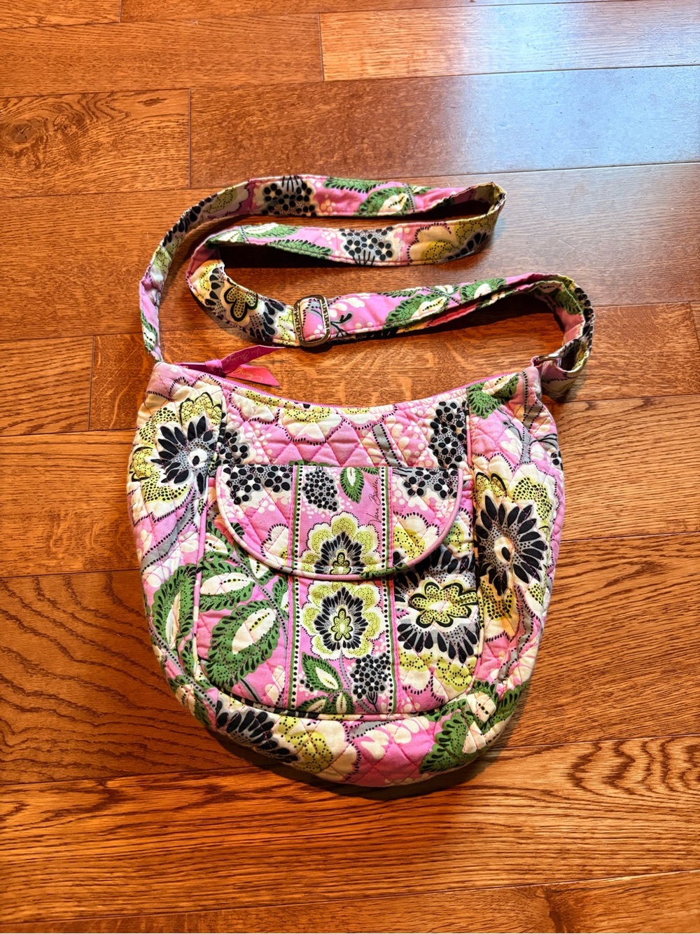 Vera Bradley “Priscilla Pink” Clare Crossbody Bag